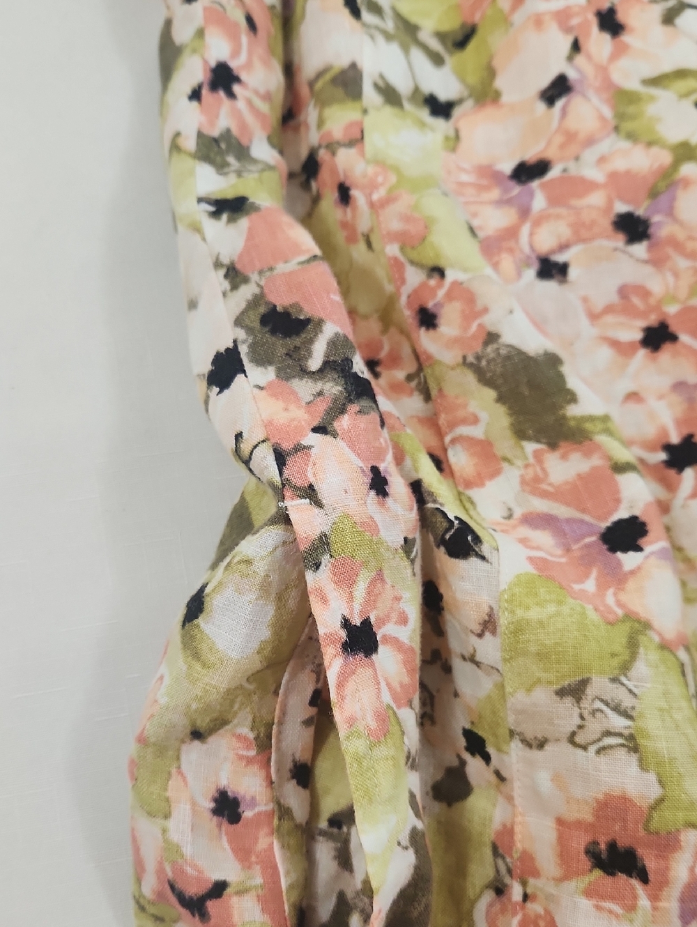J. Jill Floral Linen Sleeveless Dress. Size S - Picture 9 of 11
